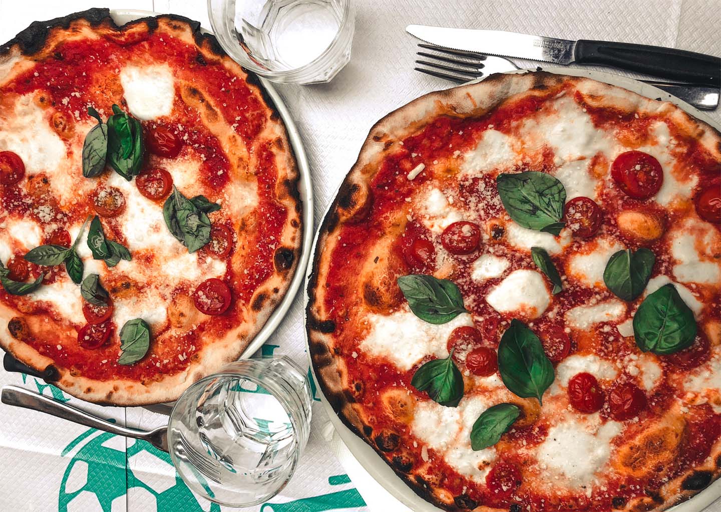 homemade italian pizzas