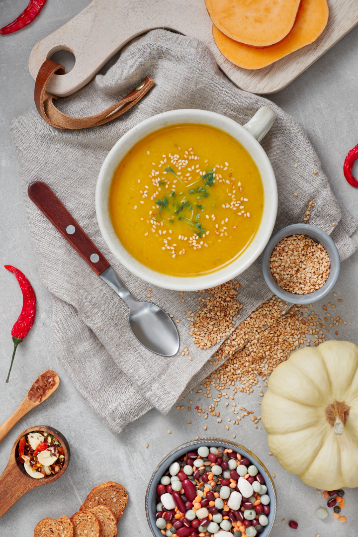 Pumpkin And Beans Soup